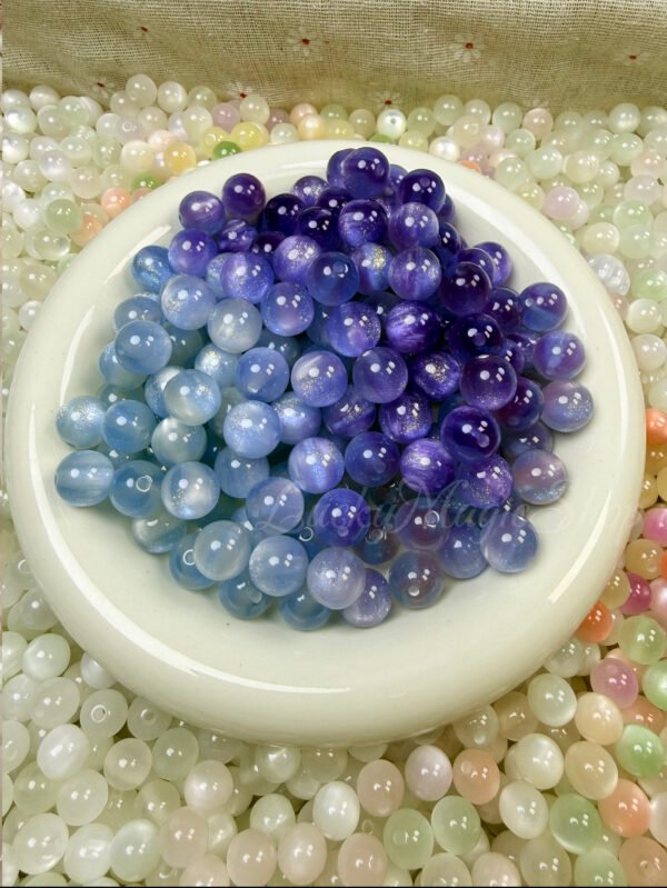 12mm Cat-Eye Color-Changing Creative DIY Loose Beads